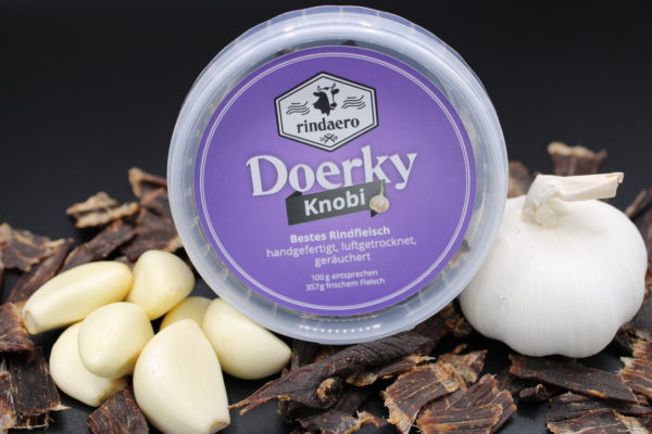 Doerky Knobi 40 g | rindaero - Premium Trockenfleisch / Beef-Jerky der ...