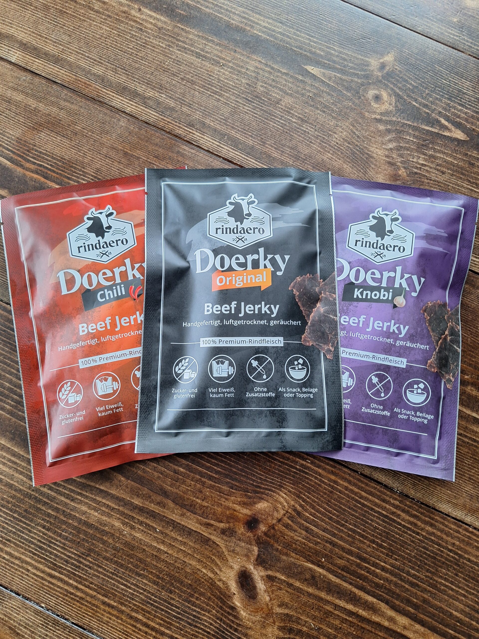 Doerky Beef Jerky Probierpaket 3x40 g